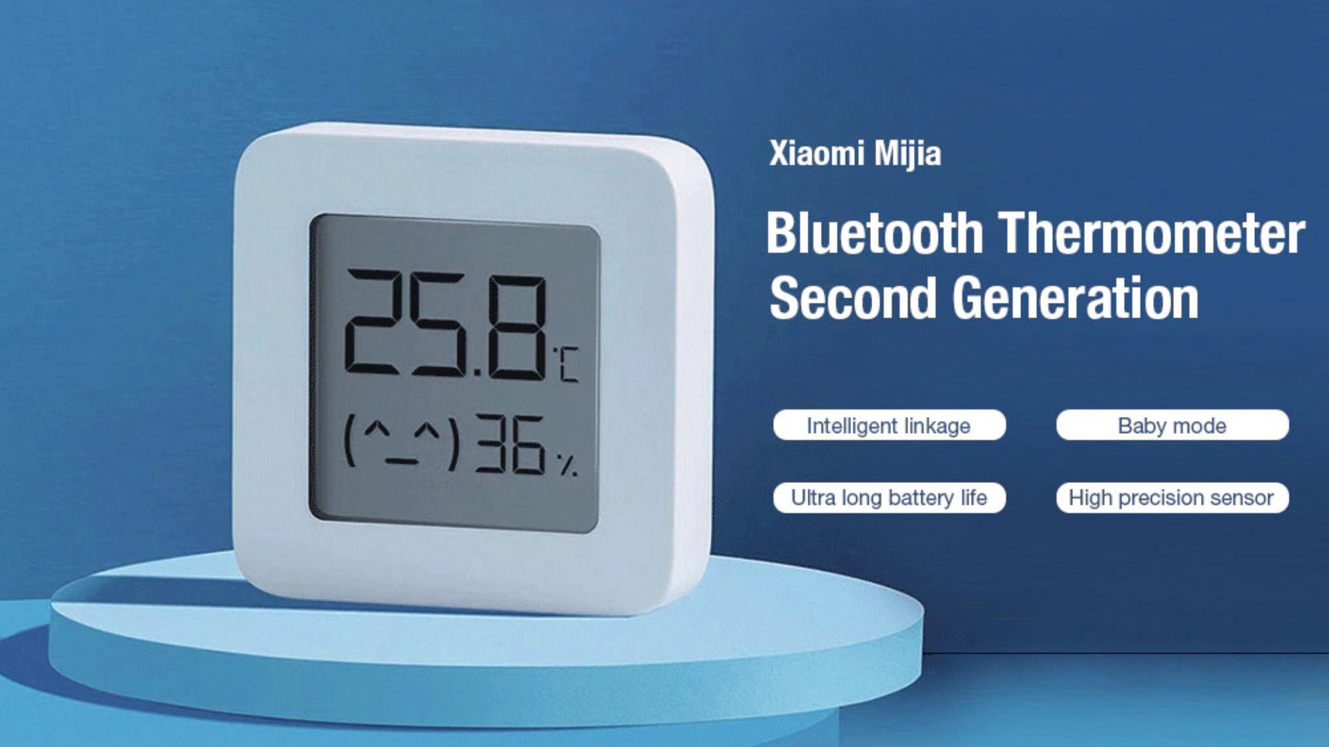 Погодная Станция Xiaomi Mijia Bluetooth Hygrothermograph 2