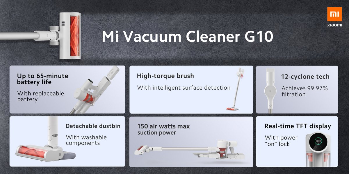 Xiaomi Handheld Vacuum Cleaner Pro G10