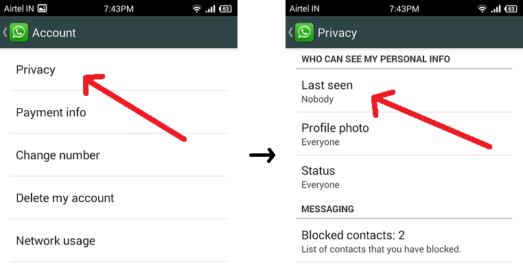 TUTORIAL: Come nascondere l'ultimo accesso su Whatsapp