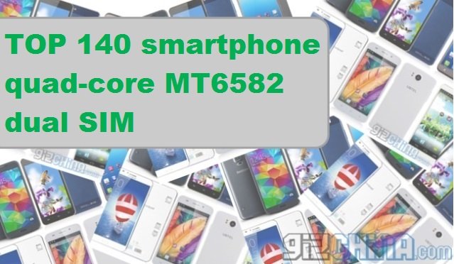 TOP 140 smartphone quad-core MT6582 dual SIM
