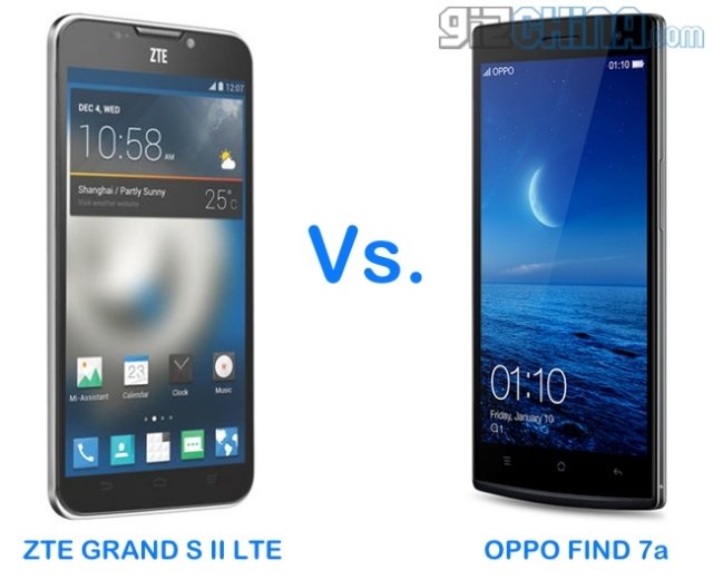 Oppo Find 7a vs ZTE Grand S II LTE