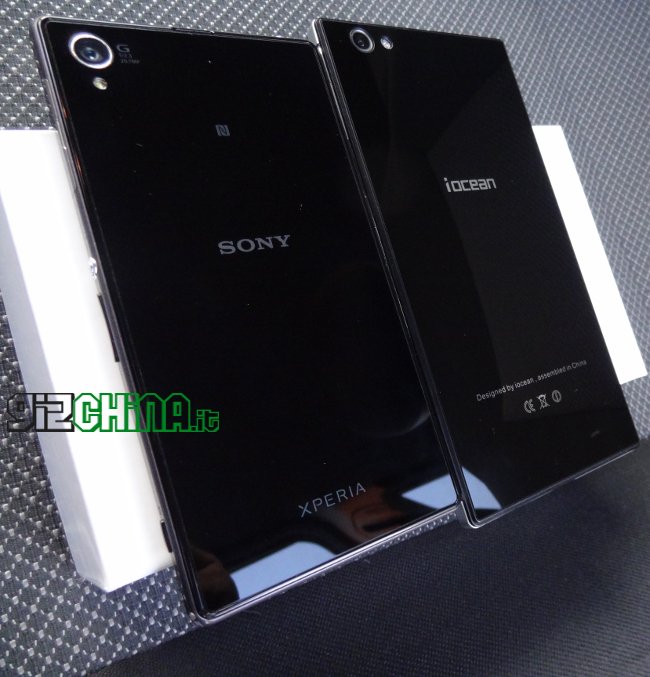 iOcean X8 e Sony Xperia Z1