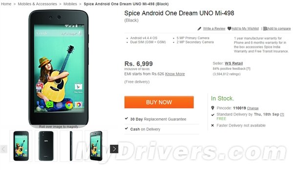 Android One Spice