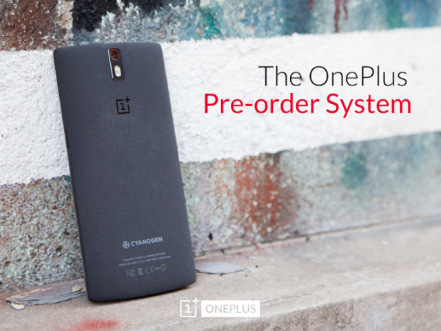 OnePlus One pre-ordini