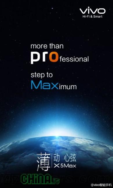 Vivo X5Max teaser