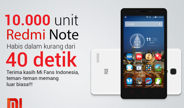 Xiaomi Redmi Note 10000 unità
