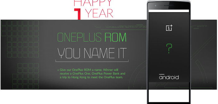 OnePlus ROM You Name It Contest!
