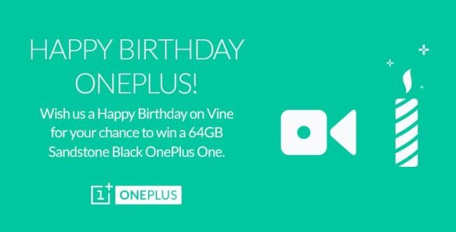 OnePlus birthday contest