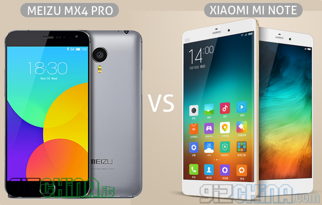Meizu MX4 Pro vs Xiaomi Mi Note vs Xiaomi Mi Note Pro