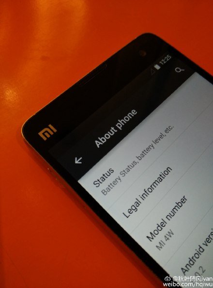 Xiaomi Mi4 con Android Lollipop
