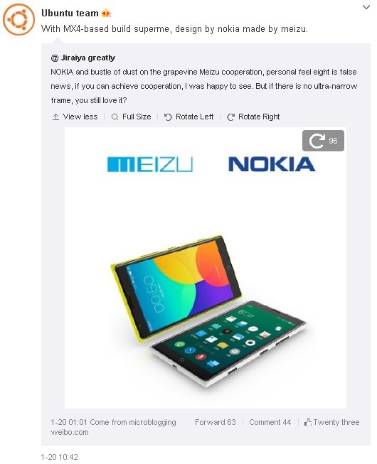 Nokia Meizu Rumor MX4 Supreme