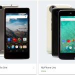 Android One Cherry One MyPhone Uno