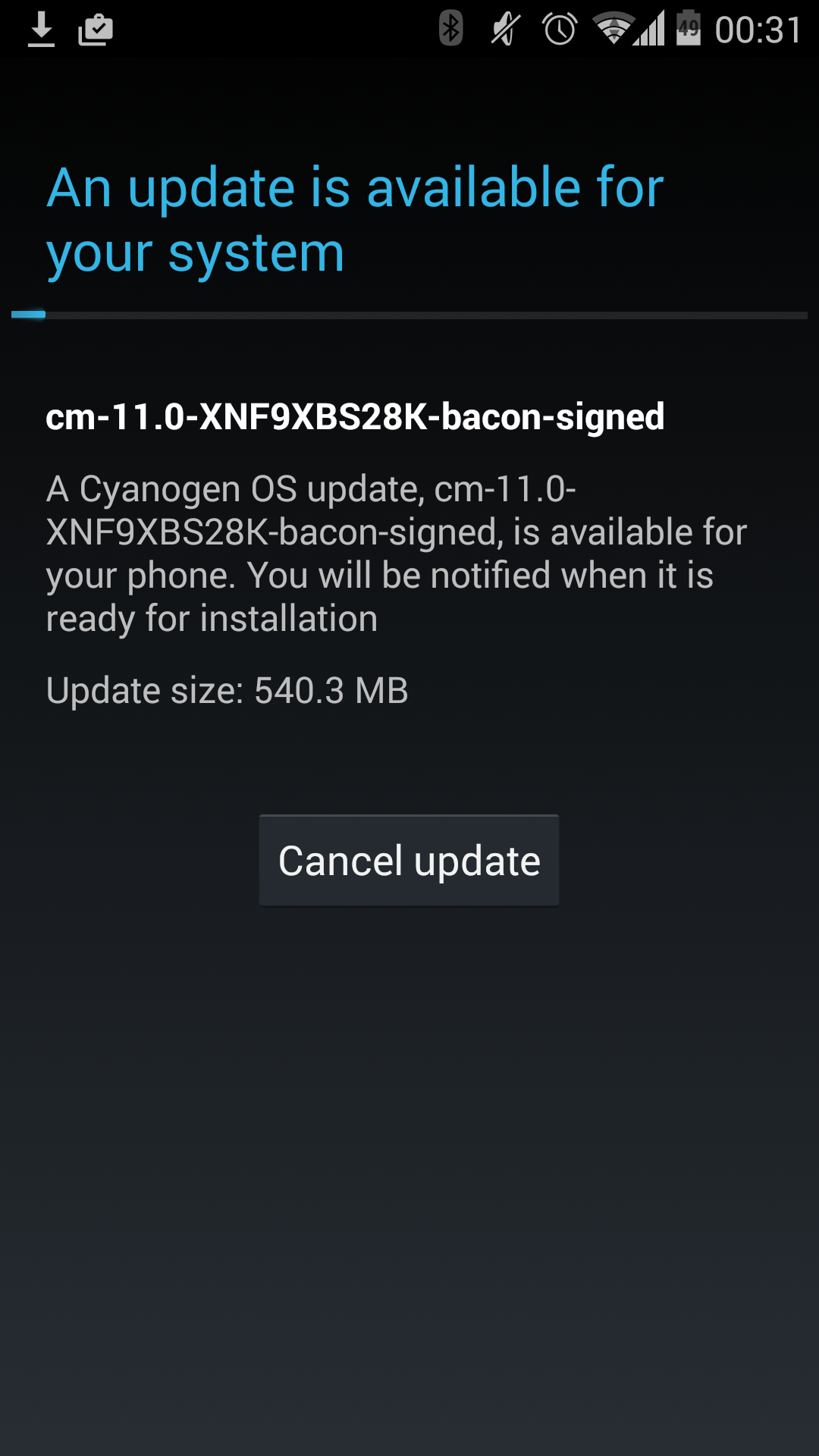 CM11 Bacon Signed Update