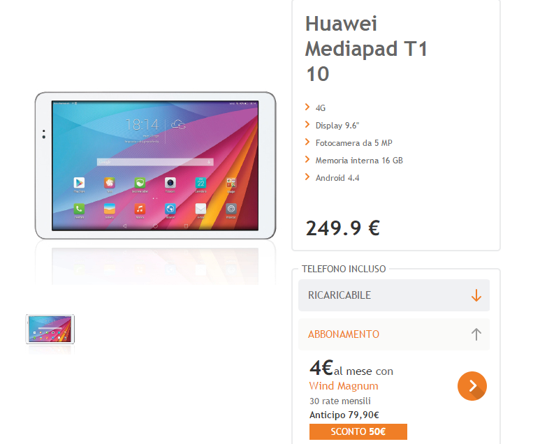 Huawei Mediapad T1