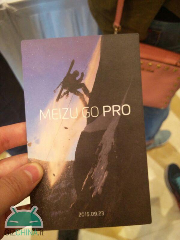 Inviti GO PRO lancio Meizu Pro 5