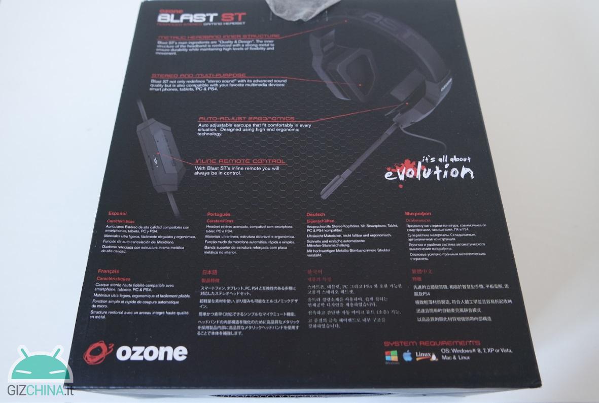 Ozone blast st gaming headphones