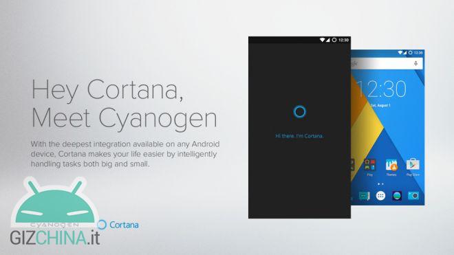 Cortana cyanogen