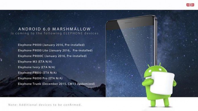 Elephone marshmallow