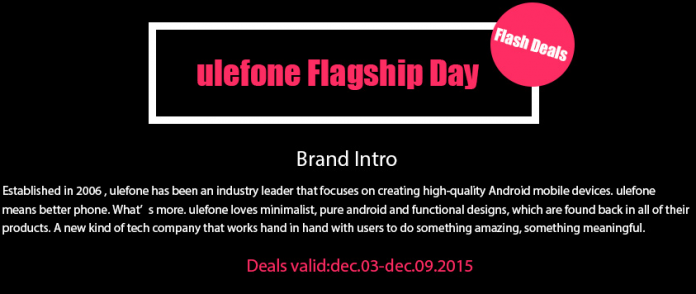 Ulefone flagship day