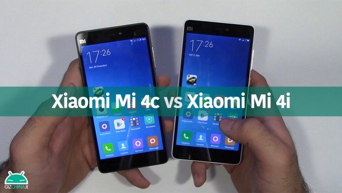 Xiaomi Mi 4c vs Xiaomi Mi 4i