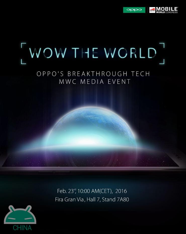 Invito Oppo MWC 2016