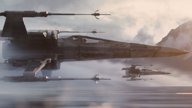 Scena da Star Wars: Il risveglio della Forza