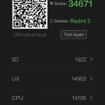 Xiaomi Redmi 3 benchmark
