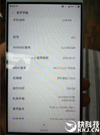 Xiaomi mi 5