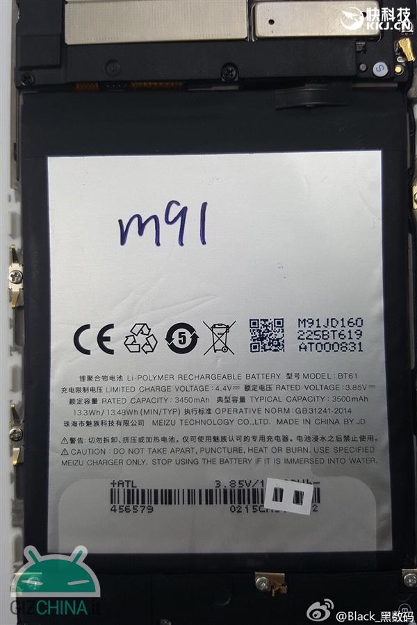 Meizu M3 Note batteria