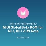 Miui Global beta Marshmallow