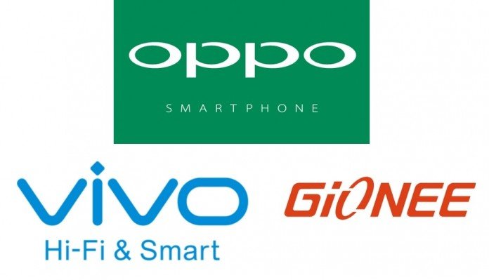 Oppo vivo gionee logo