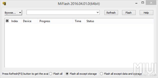 MiFlash Tool Xiaomi Mi 5