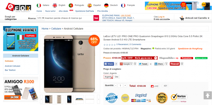 LeTV Le1 PRO