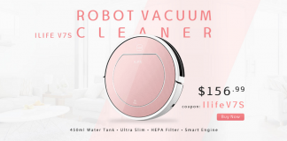 ILIFE V7S Robot Cleaner GearBest