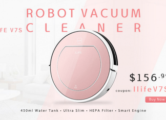 ILIFE V7S Robot Cleaner GearBest