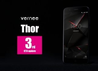 Vernee Thor terzo aggiornamento OTA