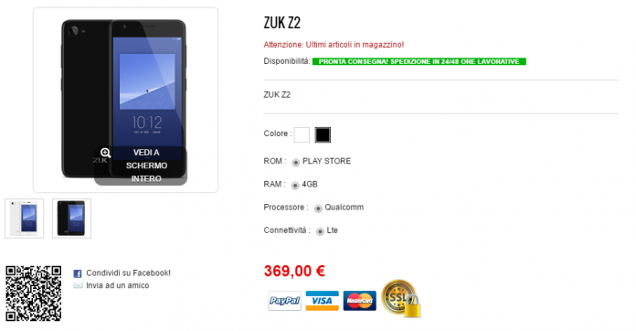 ZUK Z2 TopResellerStore
