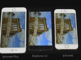Elephone S3 confronto iPhone 6 e 6 Plus