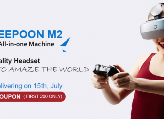 deepoon m2 visore vr offerta coupon