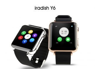 Iradish y6 smartwatch