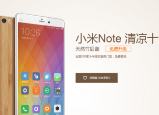 Xiaomi Mi Note sostituzione gratuita retro bambù