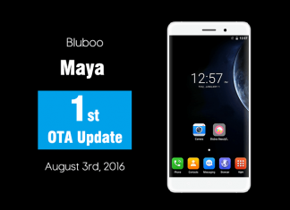 Bluboo maya aggiornamento ota