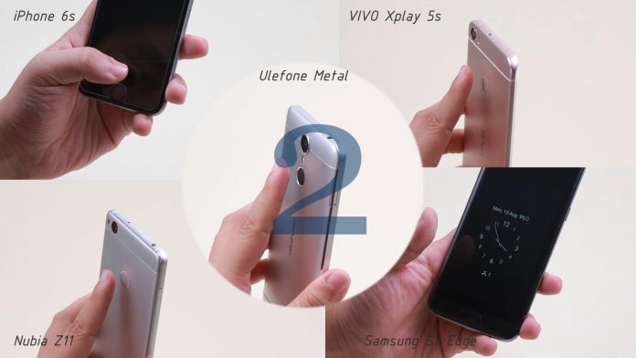 Ulefone Metal comparativa lettore di impronte