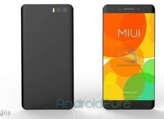 Xiaomi Mi Note 2 render Android Pure