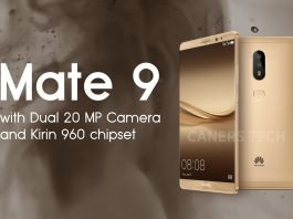 Huawei Mate 9 conferme Kirin 960 doppia fotocamera 20 MP