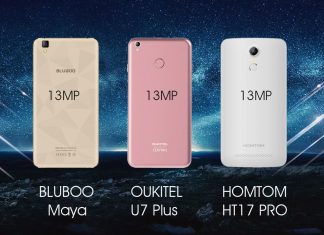 Oukitel U7 Plus vs Bluboo Maya vs HomTom HT17 Pro