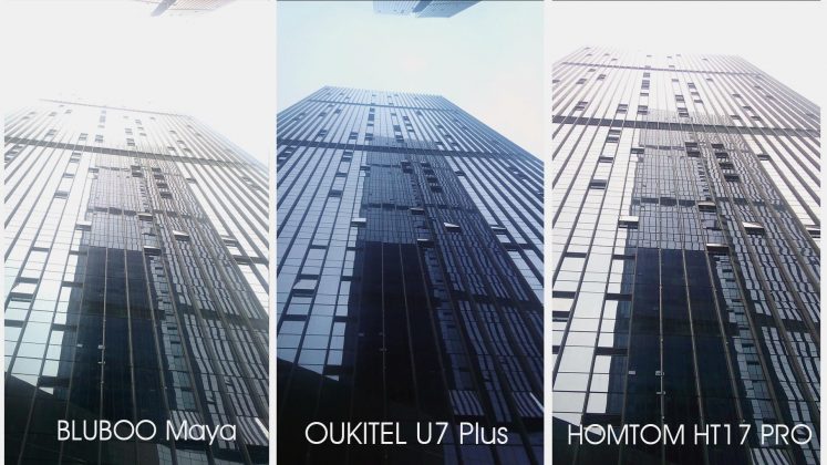 Oukitel U7 Plus vs Bluboo Maya vs HomTom HT17 Pro
