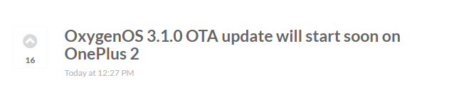 OxygenOS 3.1.0 OnePlus 2
