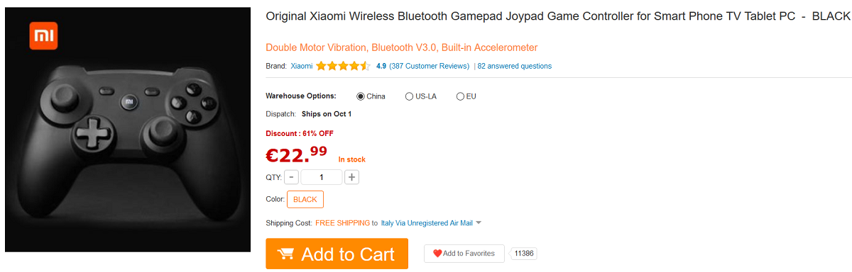xiaomi gamepad bluetooth gearbest