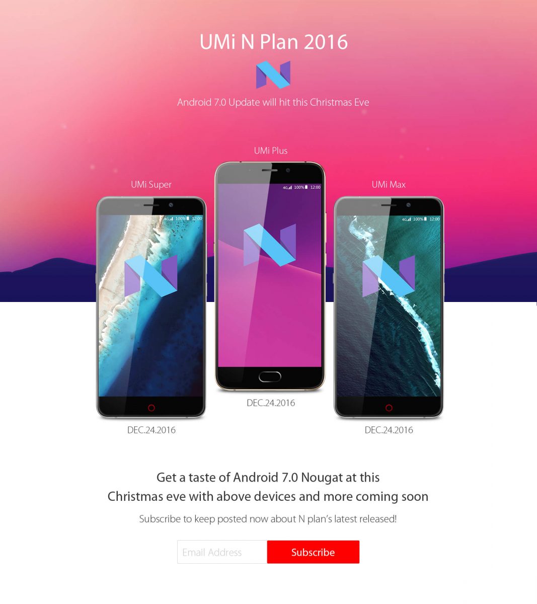 UMi Android 7.0 Nougat
